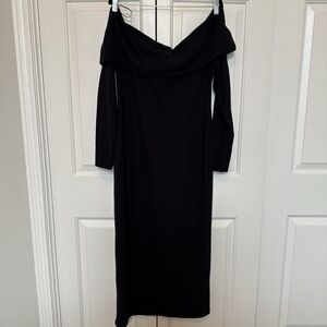 Black Off-Shoulder Dress